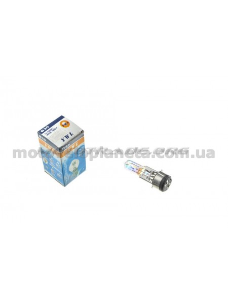 Лампа BA20D (2 уса)   12V 18W/18W   (хамелеон розовый)   YWL, шт