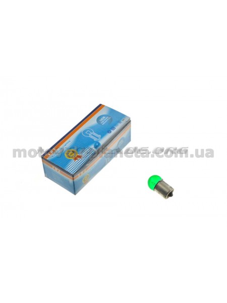 Лампа G18 (поворот, габарит)   12V 10W   (зеленая)   YWL, шт