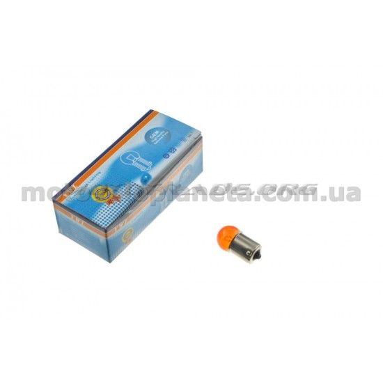 Лампа G18 (поворот, габарит)   12V 5W   (двухконтактная, красная)   YWL, шт