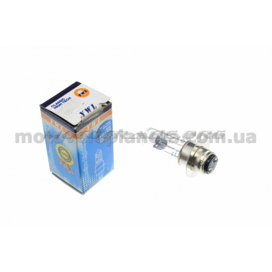 Лампа P15D-25-1 (1 ус)   12V 50W/50W   (белая)   YWL, шт