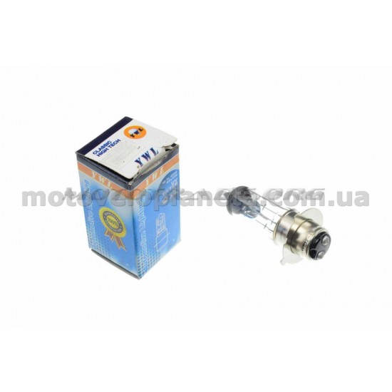 Лампа P15D-25-3 (3 уса)   12V 18W/18W   (белая)   (B-head)   YWL    (mod:A), шт