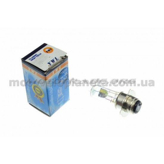 Лампа P15D-25-3 (3 уса)   12V 18W/18W   (хамелеон розовый)   YWL, шт