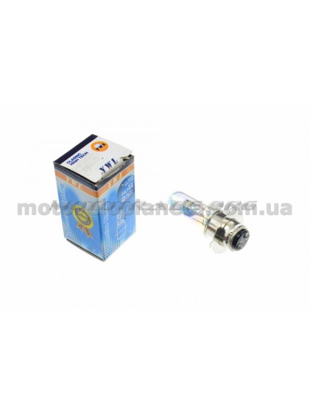 Лампа P15D-25-3 (3 уса)   12V 50W/50W   (хамелеон розовый)   YWL, шт