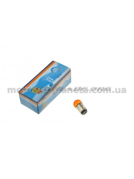 Лампа S25 (двухконтактная)   12V 10W/5W   (стоп, габарит)   (красная)   YWL, шт