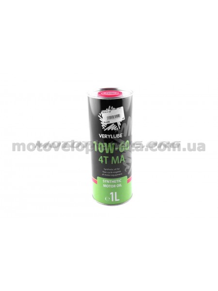 Масло   4T, 1л   (синтетика, 10W-60 4T MA)   VERYLUBE   (#ХАДО), шт