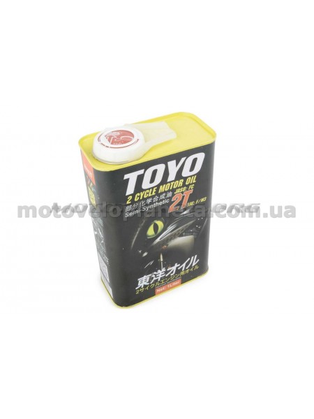 Масло   2T, 1л   ж/б   (полусинтетика)   TOYO   (Япония)   (#VB), шт