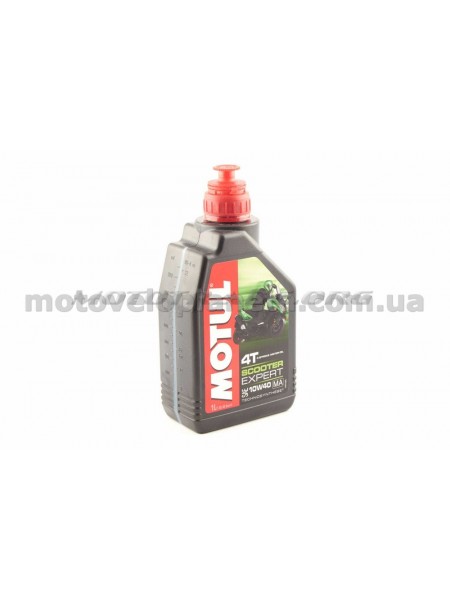Масло   4T, 1л   (полусинтетика, 10W-40, Scooter Expert MA, API SM/SL/SJ)   MOTUL   (#105960), шт