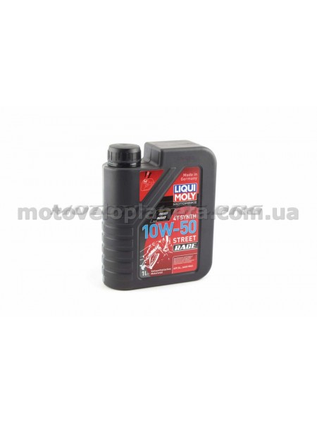 Масло   4T, 1л   (синтетика, 10W-50, STREET RACE)   LIQUI MOLY   #3982, шт