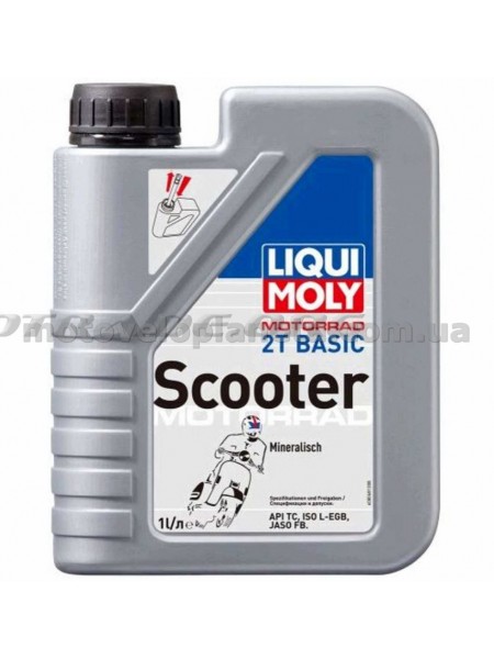 Масло   2T, 1л   (минеральное, Motorbike 2T Basic Scooter Street)   LIQUI MOLY   #8068, шт