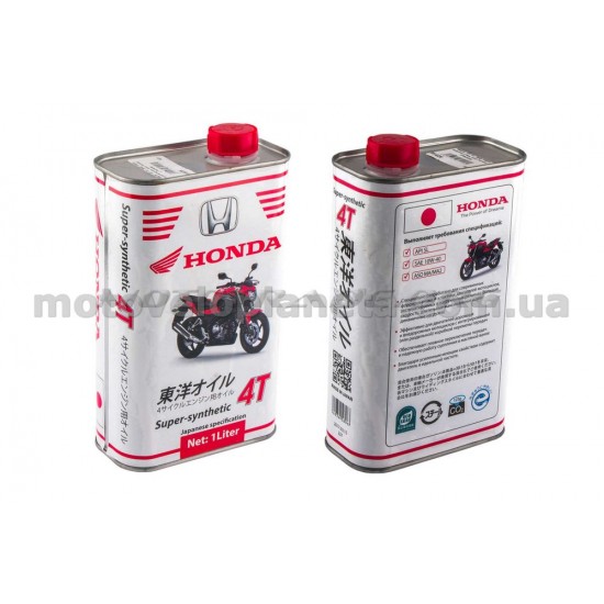 Масло   4T, 1л   ж/б   (SAE 10W40, полусинтетика, mod: Honda)   (Япония)   (#VB), шт