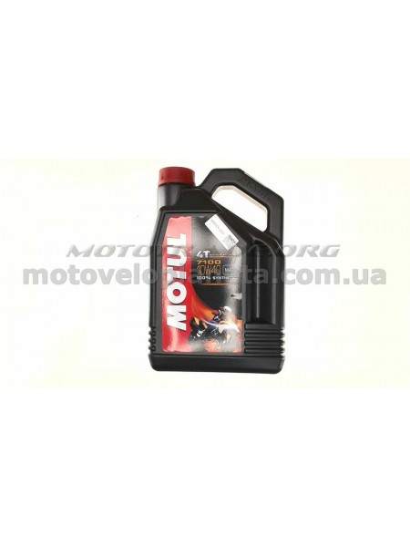 Масло   4T, 4л   (синтетика, 10W-40, 7100, API SL/SJ/SH/SG)   MOTUL   (#104092), шт