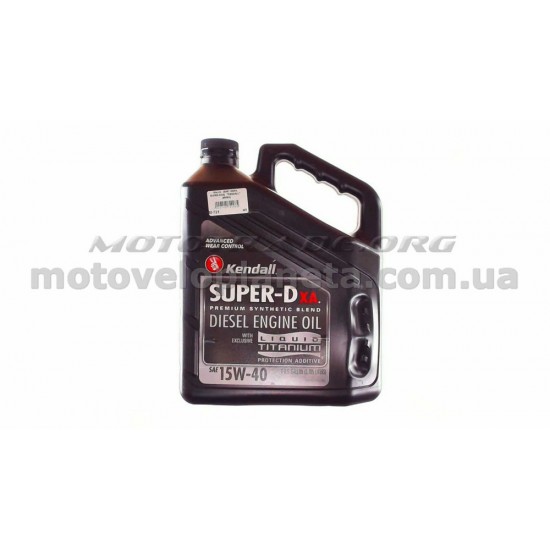 Масло   4T   3.785л.   (синтетика, SAE 15W40. SUPER-DXA)   KENDALL   (#MSU), шт