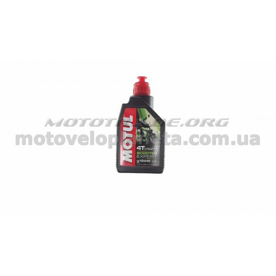 Масло   4T, 1л   (полусинтетика, 10W-40, Scooter Expert MB, API SM/SL/SJ)   MOTUL   (#105935), шт
