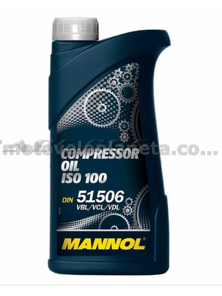 Масло   1л   (компрессорное, Compressor Oil ISO 100)   MANNOL, шт