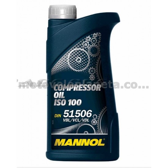 Масло   1л   (компрессорное, Compressor Oil ISO 100)   MANNOL, шт
