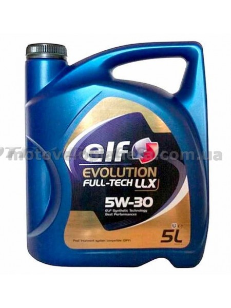 Масло   автомобильное, 5л   (SAE 5W-30, синтетика, Evolution Full-Tech LLX)   ELF   (#GPL), шт