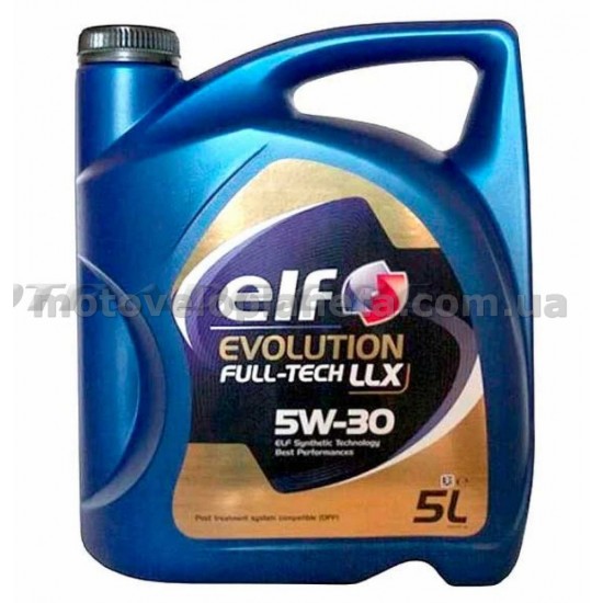 Масло   автомобильное, 5л   (SAE 5W-30, синтетика, Evolution Full-Tech LLX)   ELF   (#GPL), шт