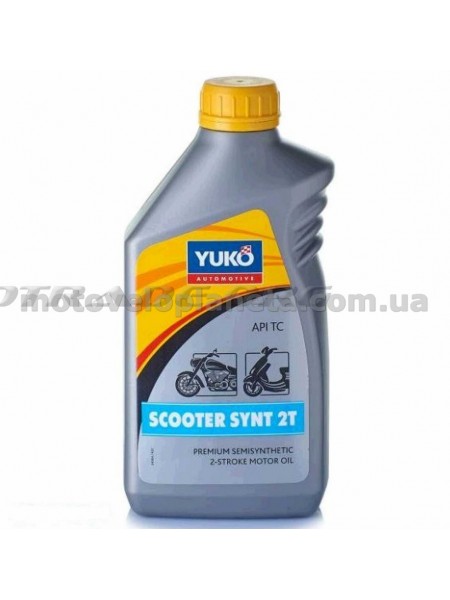 Масло   2T, 1л   (полусинтетика, SCOOTER SYNT, JASO, ISO-L-EGC, API TC)   YUKO, шт