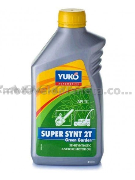 Масло   2T, 1л   (полусинтетика, SUPER SYNT 2T Green Garden, JASO, ISO-L-EGC, API TC)   YUKO, шт