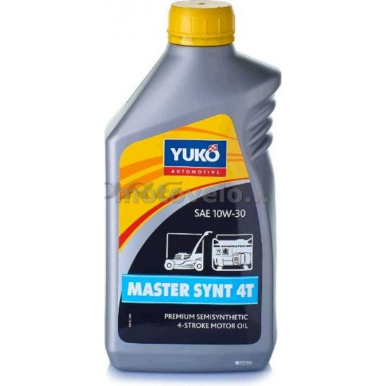 Масло   4T, 1л   (10W30, полусинтетика, для садовой техники, MASTER SYNT)   YUKO, шт