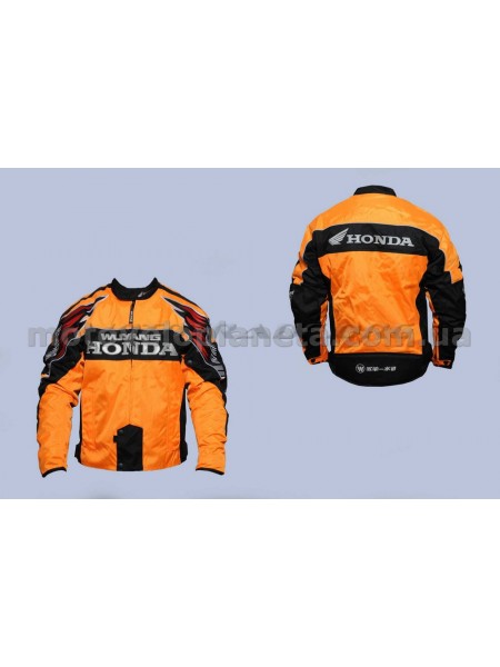 Мотокуртка HONDA (текстиль) (size:L, оранжево-черная), шт Мотокуртка HONDA (текстиль) (size:L, оранжево-черная), шт