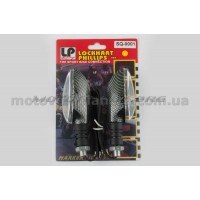 Повороты светодиодные, лодочка (пара)   (20 LED, карбон, белое стекло)   ST, пара