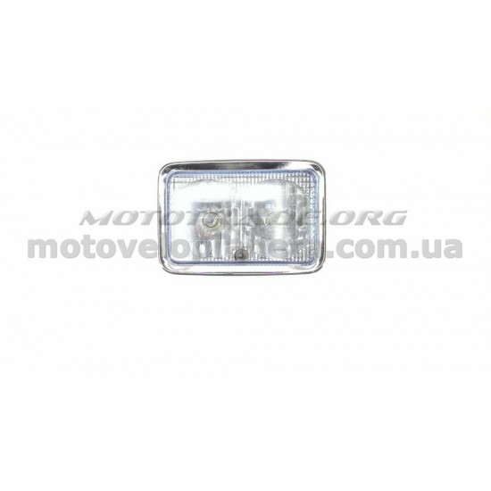 Фара (в сборе)   4T CB125, CG125   (двойная)   (синяя)   EVO, шт