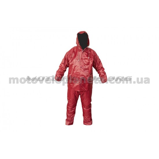 Костюм дождевик для езды на скутере   (красный, xxl)   Q, шт