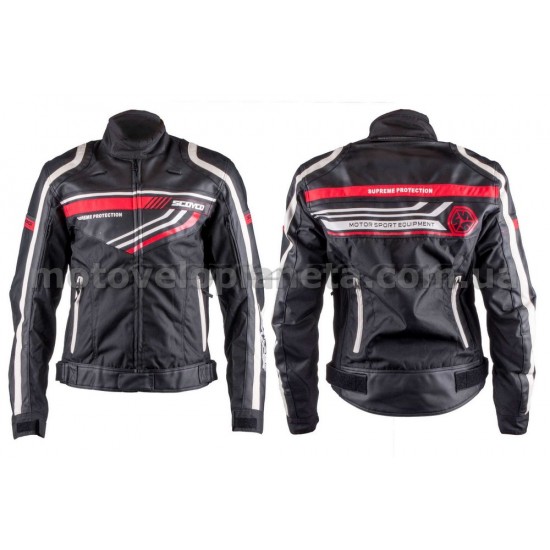 Мотокуртка   SCOYCO   (текстиль) (size:L, черная, mod:JK37), шт