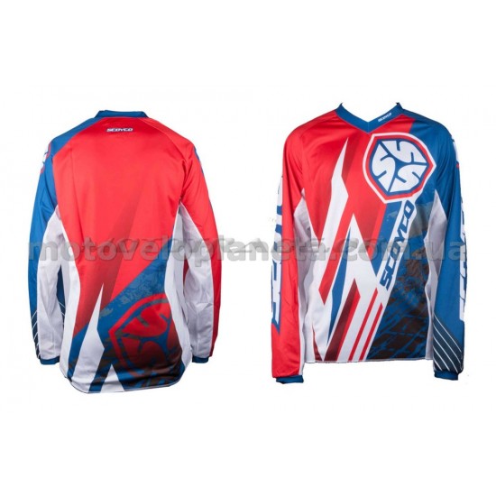 Футболка   (size:L, 100% хлопок) (мото-кроссовая)   SCOYCO, шт