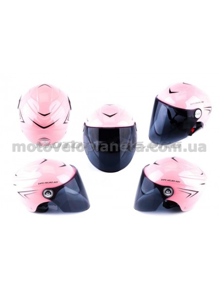 Шлем открытый (mod:SM818) (size:XL, розовый) HELMO, шт Шлем открытый (mod:SM818) (size:XL, розовый) HELMO, шт