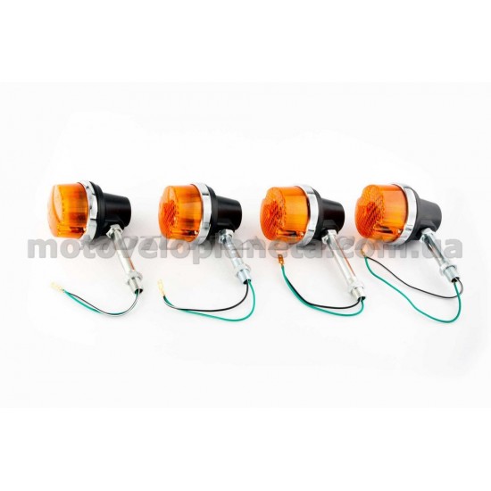 Повороты мото   ЯВА 350 12V   (4шт)   JING, компл.