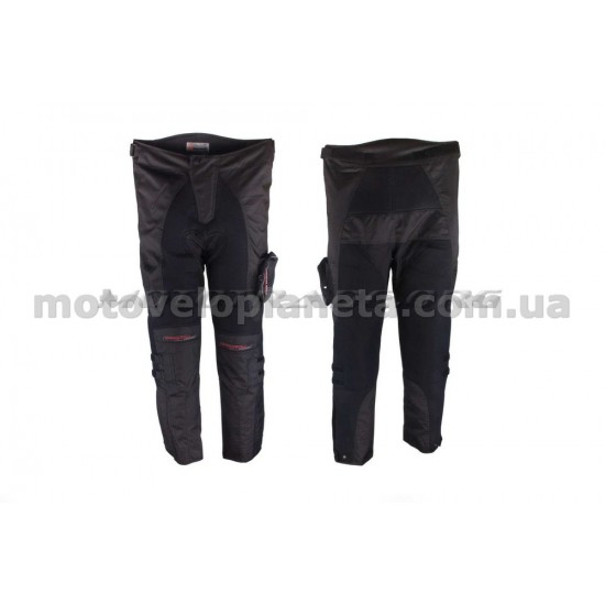 Мотоштаны   (текстиль) (накладной карман size L), шт