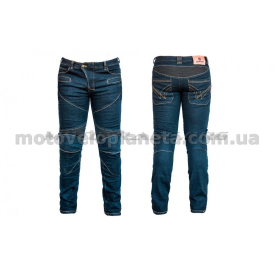 Мотоштаны   (текстиль) (темно-синие size L), шт