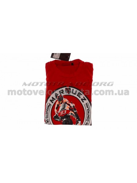 Футболка (красная. рисунок MARGUEZ size M), шт