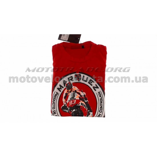 Футболка (красная. рисунок MARGUEZ size M), шт
