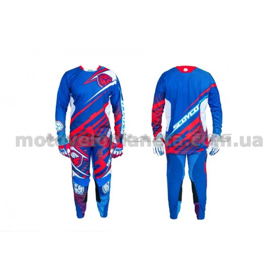 Костюм кроссовый  (сине-красный size XL)   SCOYCO, шт