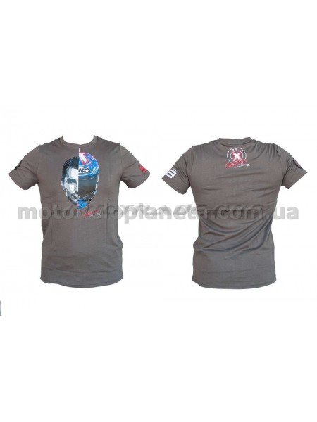 Футболка (серая. рисунок лицо/шлем size XL), шт Футболка (серая. рисунок лицо/шлем size XL), шт