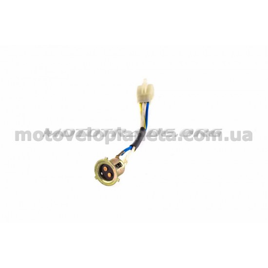 Патрон фары   P15D-25-3   (3 уса) (с фишкой)   PLT, шт