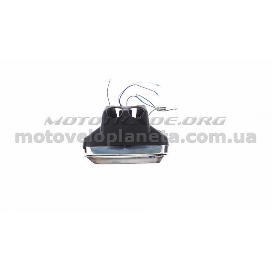 Фара (в сборе)   4T CB125, CG125   (квадратная)   KOMATCU   (mod.A), шт