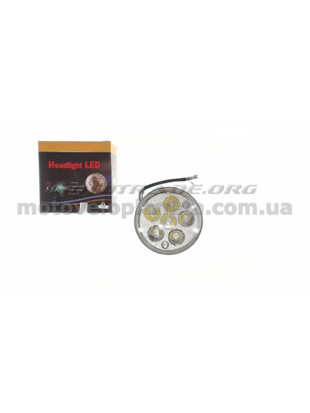 Оптика светодиодная прямоугольная (крепеж 160mm, 6 диодов + подсветка)   DELTA   PLT, шт