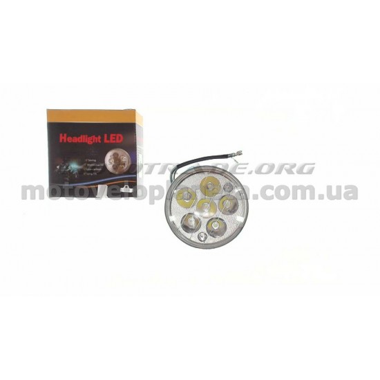 Оптика светодиодная прямоугольная (крепеж 160mm, 6 диодов + подсветка)   DELTA   PLT, шт