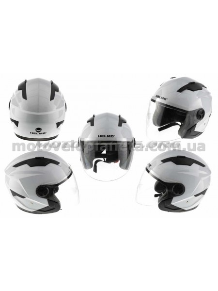 Шлем открытый (mod:DH958) (size:M, белый) HELMO, шт Шлем открытый (mod:DH958) (size:M, белый) HELMO, шт