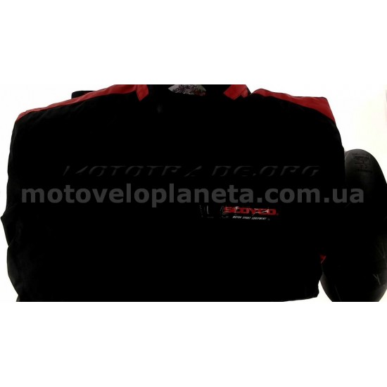 Мотокуртка   SCOYCO   (текстиль) (size:XXL, черно-красная, mod:JK34), шт