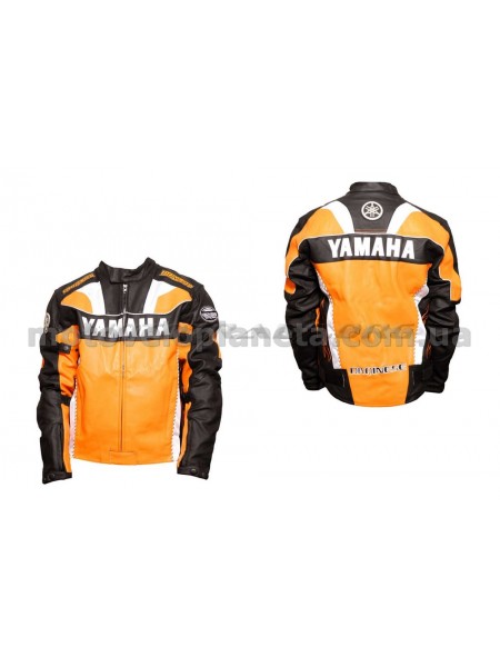 Мотокуртка YMH (кожзам) (size:XL, оранжевая), шт Мотокуртка YMH (кожзам) (size:XL, оранжевая), шт