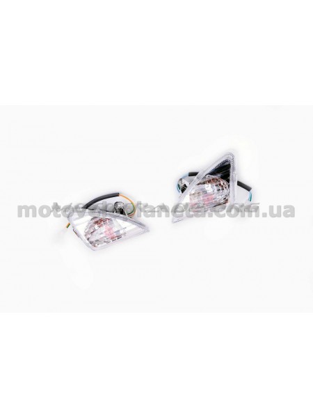 Повороты Zongshen STHORM NEW (передние, пара) KOMATCU, пара Повороты Zongshen STHORM NEW (передние, пара) KOMATCU, пара