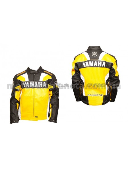 Мотокуртка YMH (кожзам) (size:XXXL, желтая), шт Мотокуртка YMH (кожзам) (size:XXXL, желтая), шт