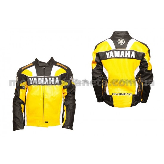 Мотокуртка   YMH   (кожзам) (size:XXXL, желтая), шт