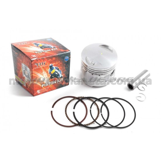 Поршень   4T CB/CG   Ø62,50mm, p-15   (150/175cc 0,50:  162FMJ, 162FMK)   RED, компл.