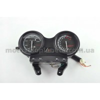 Панель приборов (в сборе)   Yamaha YBR 125   (140км/ч, тахометр, черная)   (#MY-127), шт